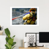 アメリ実在カの英雄 ポスター (ホームオフィス)