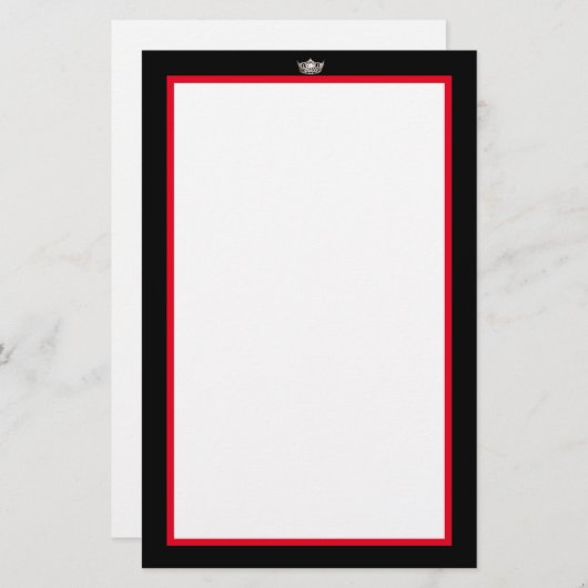 アメリ恋しく思アシルバークラウン文房具紙 便箋 (正面/裏面)