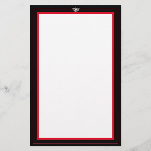 アメリ恋しく思アシルバークラウン文房具紙 便箋 (正面)