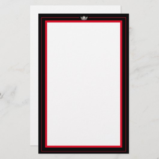 アメリ恋しく思アシルバークラウン文房具紙 便箋 (正面/裏面)