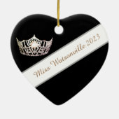 アメリ恋しく思アシルバークラウン&サッシュオーナメント セラミックオーナメント (裏面)