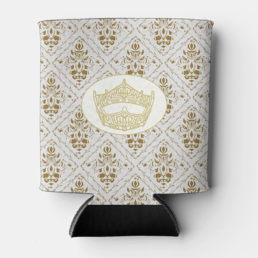 アメリ恋しく思カクラウンパーソナライズされたクーラーボックス 缶クーラー (正面)