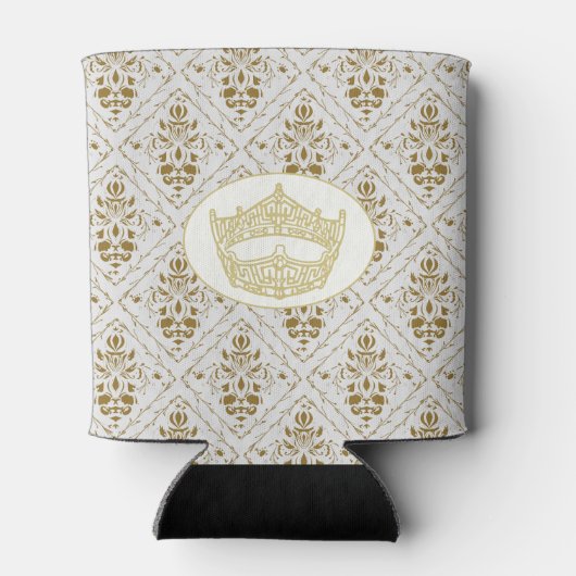 アメリ恋しく思カクラウンパーソナライズされたクーラーボックス 缶クーラー (裏面)