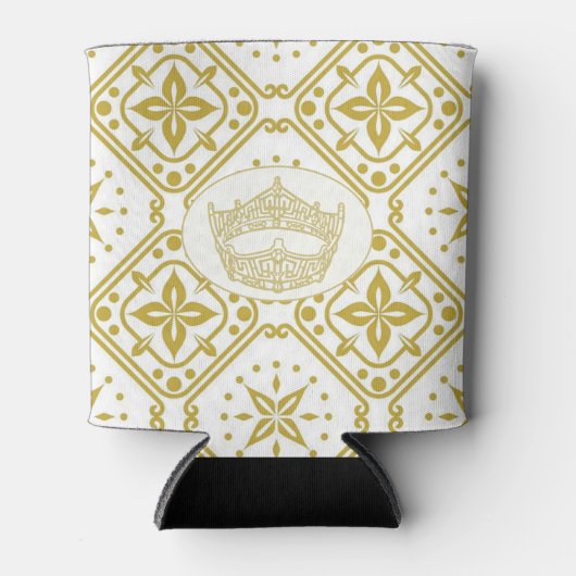 アメリ恋しく思カクラウンパーソナライズされたクーラーボックス 缶クーラー (正面)