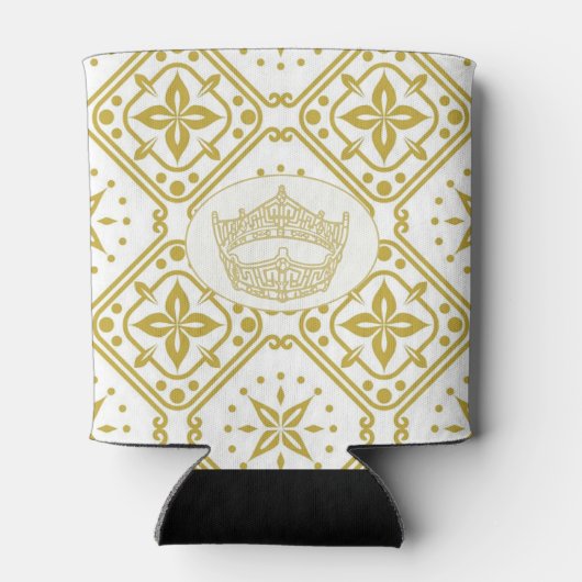 アメリ恋しく思カクラウンパーソナライズされたクーラーボックス 缶クーラー (裏面)