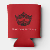 アメリ恋しく思カクラウンパーソナライズされたクーラーボックス 缶クーラー (裏面)