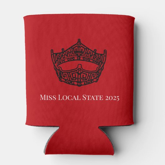 アメリ恋しく思カクラウンパーソナライズされたクーラーボックス 缶クーラー (裏面)