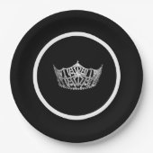 アメリ恋しく思カクラウンページェントパーティー紙プレート ペーパープレート (正面)