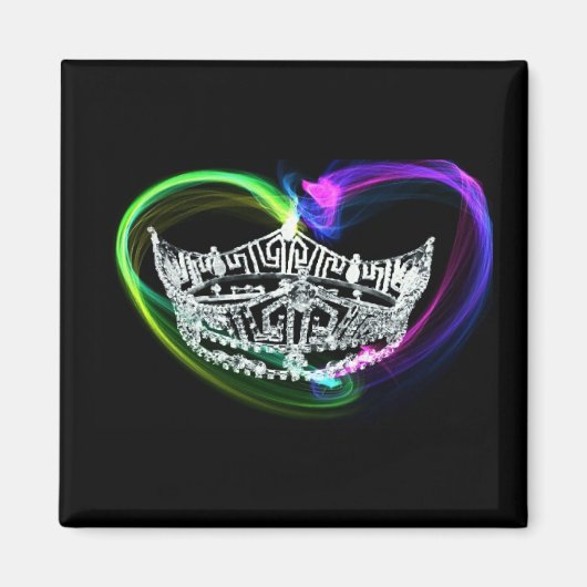 アメリ恋しく思カスタイルクラウンマグナートハート マグネット (正面)