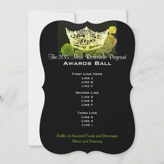 アメリ恋しく思カスタイルクラウン&バラ賞ボール (正面)