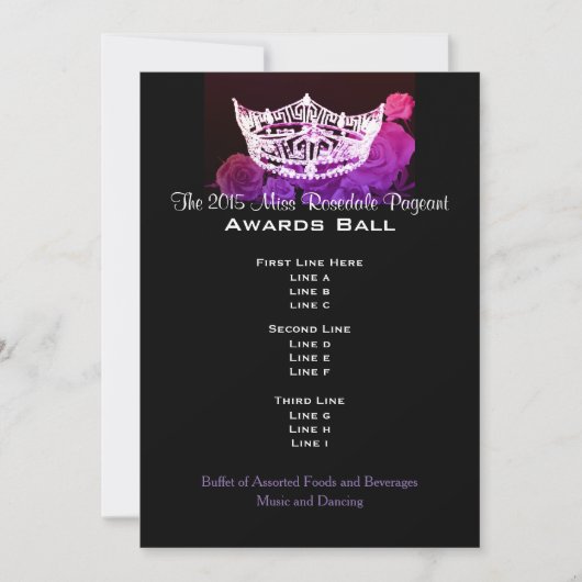 アメリ恋しく思カスタイルクラウン&バラ賞ボール (正面)