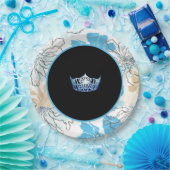 アメリ恋しく思カスタイルフローラクラウンプレート ペーパープレート (パーティー)