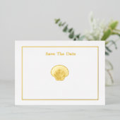 アメリ恋しく思カスタイルページャントクラウンシェルフォイルInvite 箔招待状 (立ち正面)