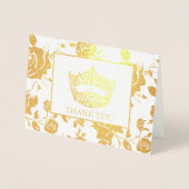 アメリ恋しく思カスタイルページャントクラウン 箔カード (正面)