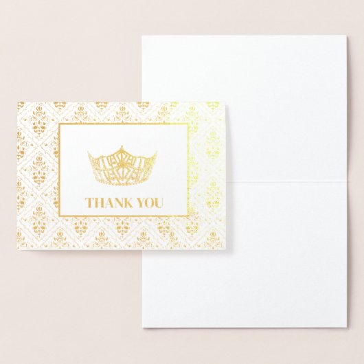 アメリ恋しく思カスタイルページャントクラウン 箔カード (ディスプレー)