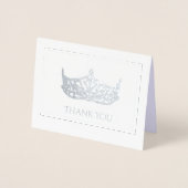 アメリ恋しく思カスタイルホイルクラウン付きフォトグリーティング 箔カード (正面)