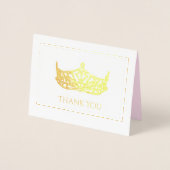 アメリ恋しく思カスタイルホイルクラウン付きフォトグリーティング 箔カード (正面)