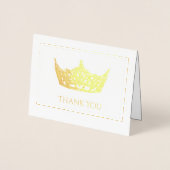 アメリ恋しく思カスタイルホイルクラウン – グリーティング 箔カード (正面)