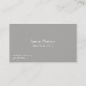 アメリ恋しく思カ・ロデオ・ホース・ビジネス・カード 名刺 (裏面)