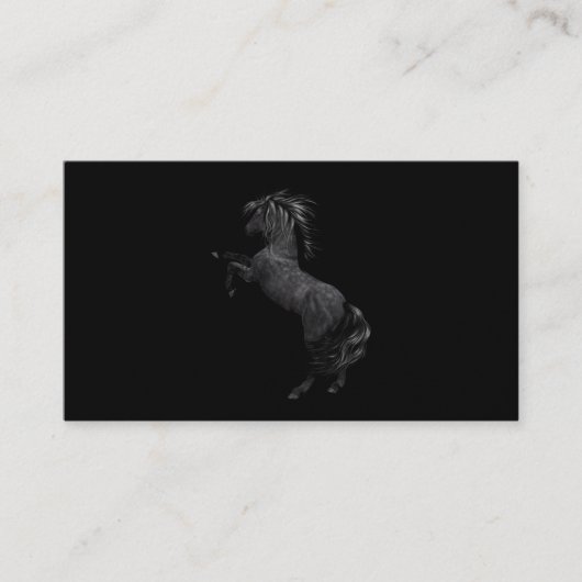アメリ恋しく思カ・ロデオ・ホース・ビジネス・カード 名刺 (正面)