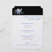 アメリ恋しく思クラシックカきらめくランチョンプログラムカード メニュー (正面/裏面)