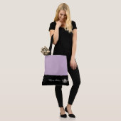 アメリ恋しく思バーシルバークラウントートバッグLRGE薄紫 トートバッグ (モデル)