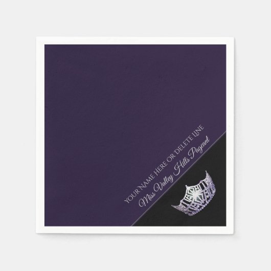 アメリ恋しく思バーシルバークラウン紙ナプキンス スタンダードカクテルナプキン (正面)