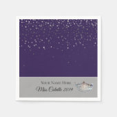 アメリ恋しく思バーシルバークラウン紙ナプキンス スタンダードカクテルナプキン (正面)