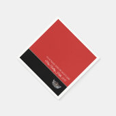 アメリ恋しく思バーシルバークラウン紙ナプキンス スタンダードカクテルナプキン (角)