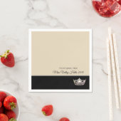 アメリ恋しく思バーシルバークラウン紙ナプキンス スタンダードカクテルナプキン (インサイチュ)