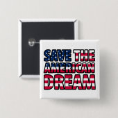 アメリ救カの夢 缶バッジ (正面&裏面)