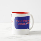 アメリ素晴らしカのマグカップ十字軍 ツートーンマグカップ (正面右)