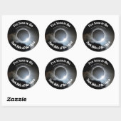 アメリ素晴らしカのEclipseステッカー ラウンドシール (シート)