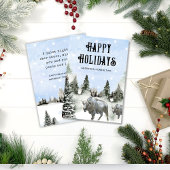 アメリ素朴カウェストハッピーホリデイズビジネス シーズンカード