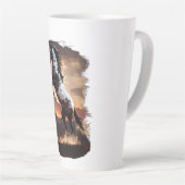 アメリ絵を描カの馬の飼育アットサンダウンラテマグ カフェラテマグ (右アングル)