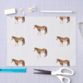 アメリ絵を描カウスウマの水彩色 薄葉紙 (クラフト)