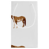 アメリ絵を描カン·ホース·エクエストリアン·ウォーターカラー スモールペーパーバッグ (裏面)