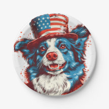 アメリ縁どカの旗帽子をかぶる