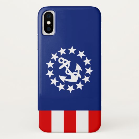 アメリ航海のカのヨット国旗いかり Case-Mate iPhoneケース (裏面)