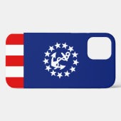 アメリ航海のカのヨット国旗いかり Case-Mate iPhoneケース (裏面 (横))