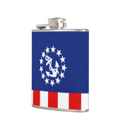 アメリ航海のカのヨット国旗 フラスク (左)