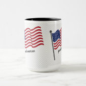 アメリ誇りを持ったカのコフィーMUG マグカップ (中央)