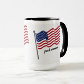 アメリ誇りを持ったカのコフィーMUG マグカップ (正面右)
