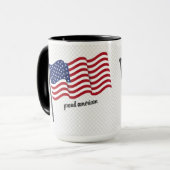 アメリ誇りを持ったカのコフィーMUG マグカップ (正面左)