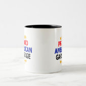 アメリ誇りを持ったカのゴミマグ ツートーンマグカップ (中央)