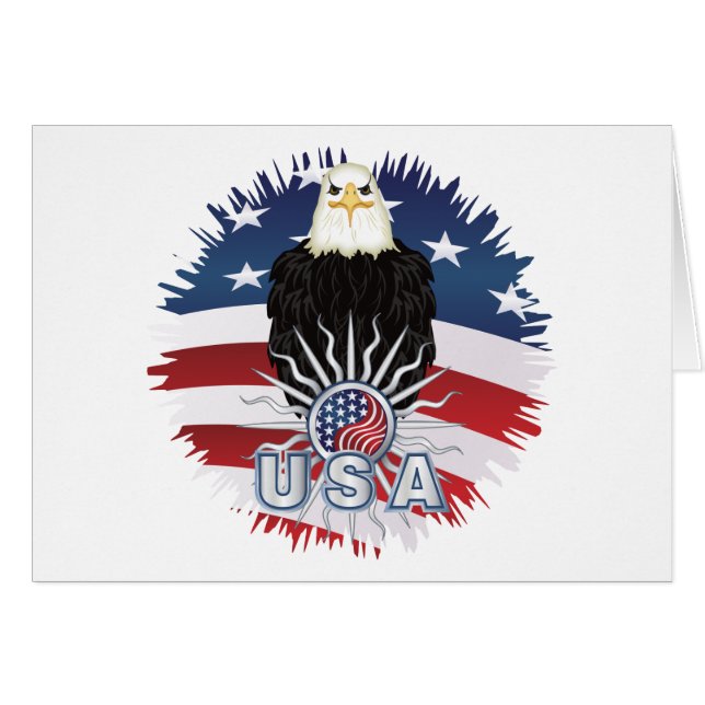 アメリ誇りを持ったカのワシ (正面横)