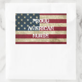 アメリ誇りを持ったカナースシール 長方形シール (バッグ)