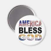 アメリ賛美ア神 マグネット (正面/裏面)