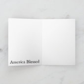 アメリ賛美スグリーティングカード カード (内部)