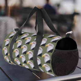 アメルシアンはげ鷲の頭模様 ダッフルバッグ